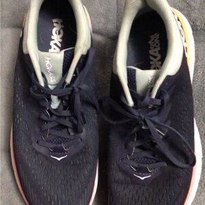 Hoka Blue and White Athletic Shoes for Performance LIKE NEW